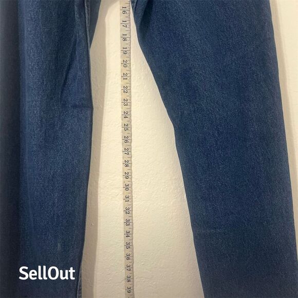 Wrangler Men's Relaxed Fit Jeans Blue Size Standard 32x32 Dark Wash Denim - Picture 9 of 10